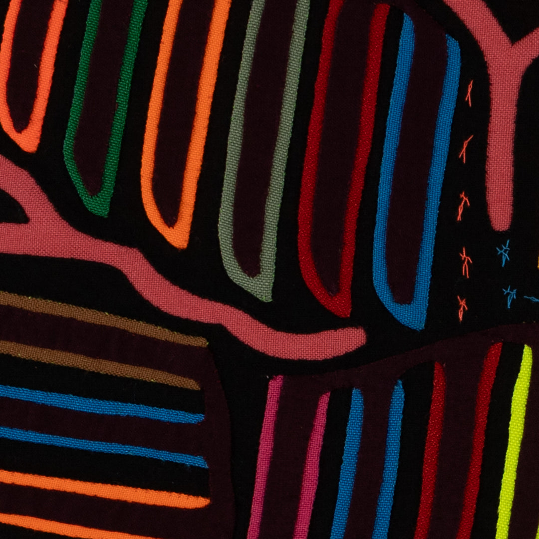 Black And Peach Bird On The Wing Mola