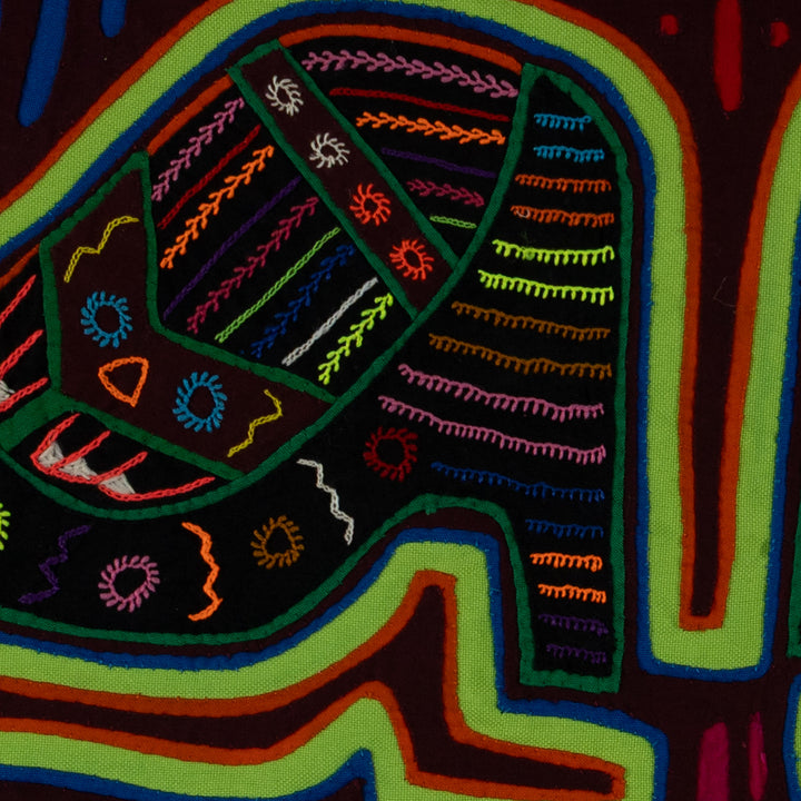 Burgundy And Green Big Foot Roadrunner Mola