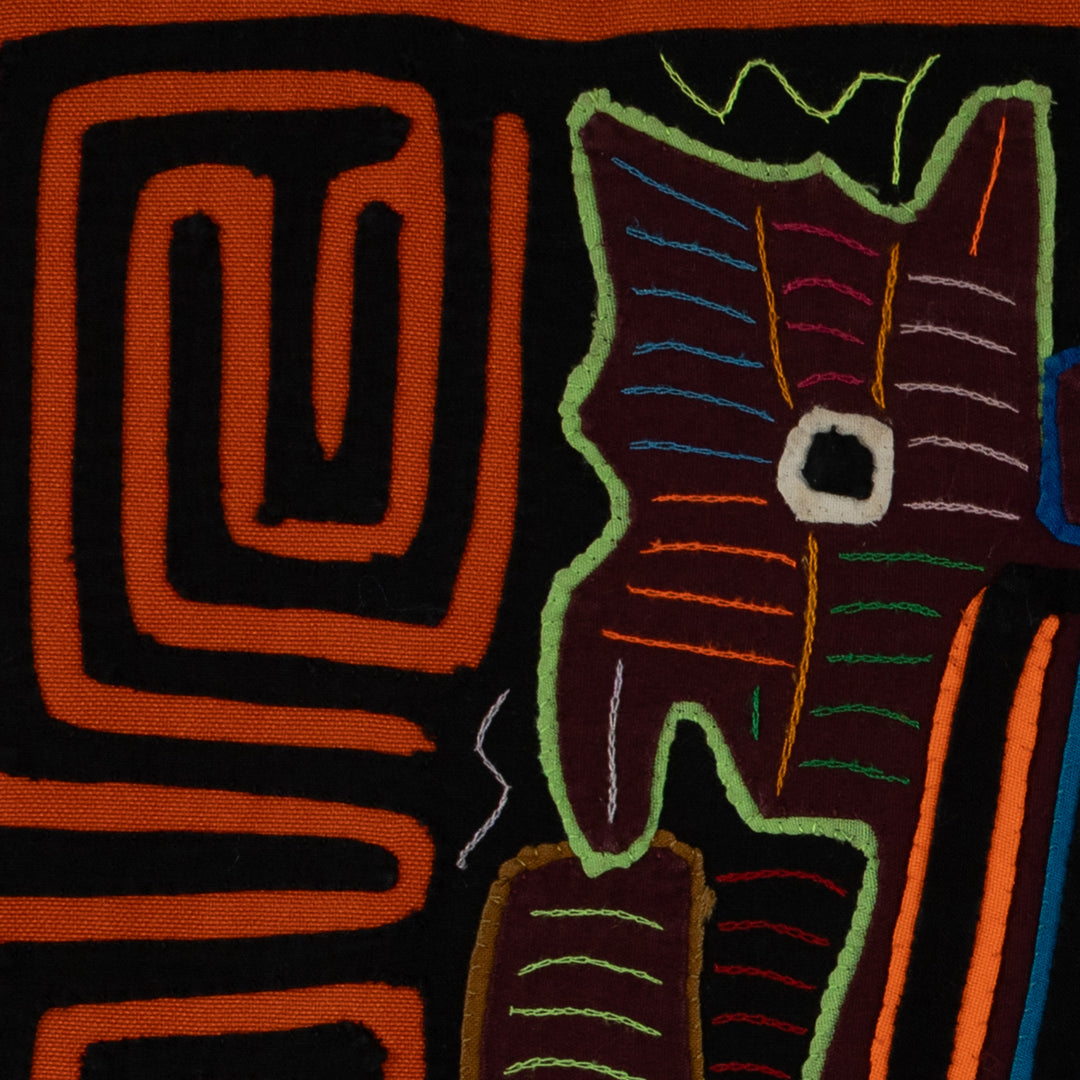 Classic Black And Orange Lonely Puppy Dog Mola