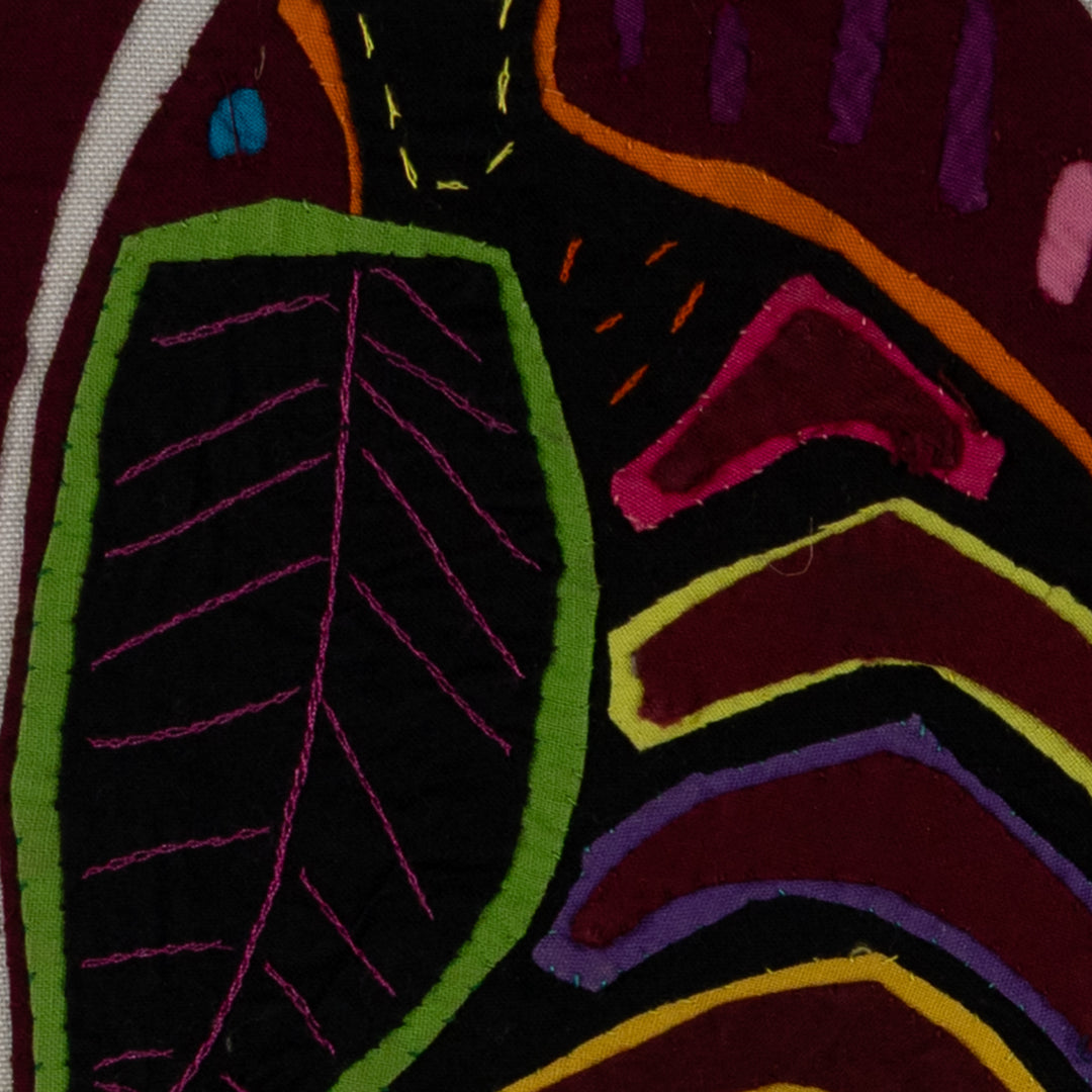 Classic Burgundy And White Buzzard Bird Mola