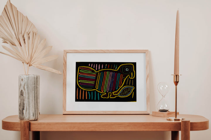 Rainbow Colors Partridge Jungle Bird Mola