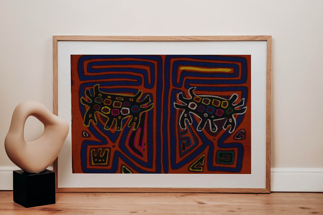 Traditional Orange And Blue Weird Crab Mola