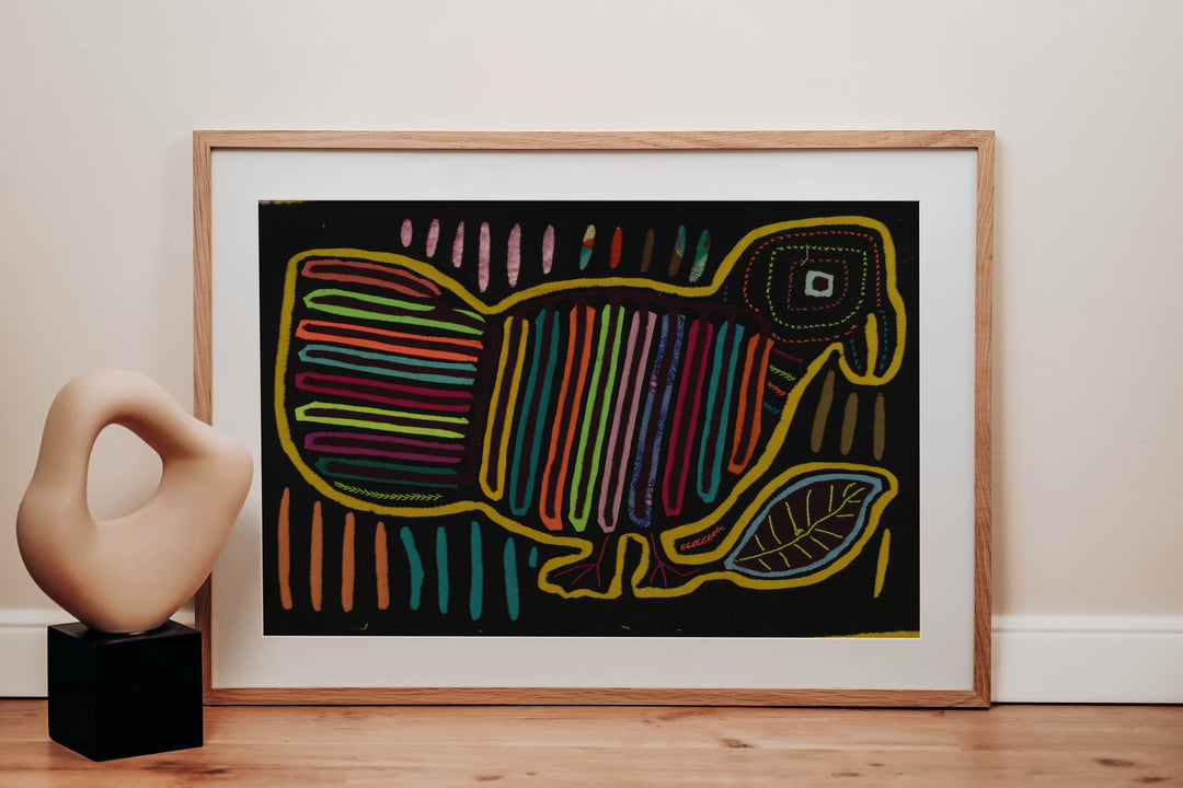 Rainbow Colors Partridge Jungle Bird Mola