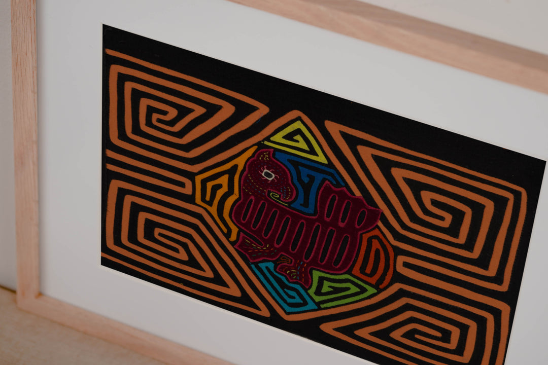 Traditional Black And Orange Jungle Rascal Mola