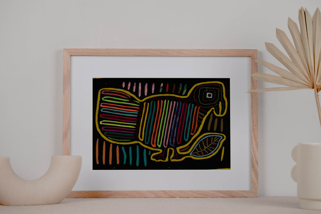 Rainbow Colors Partridge Jungle Bird Mola