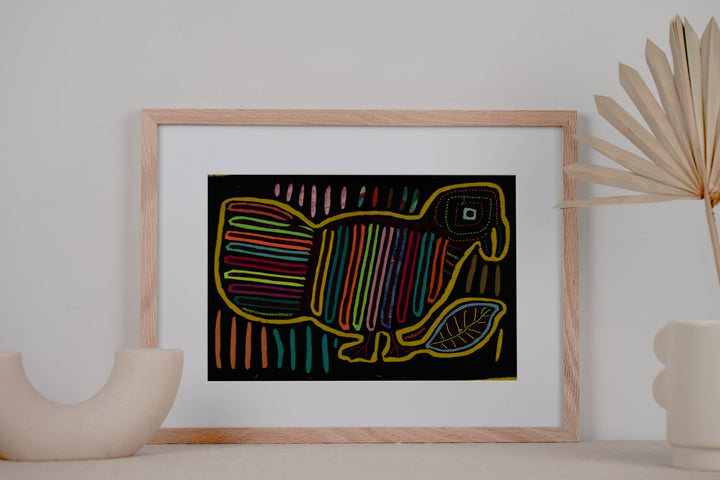 Rainbow Colors Partridge Jungle Bird Mola