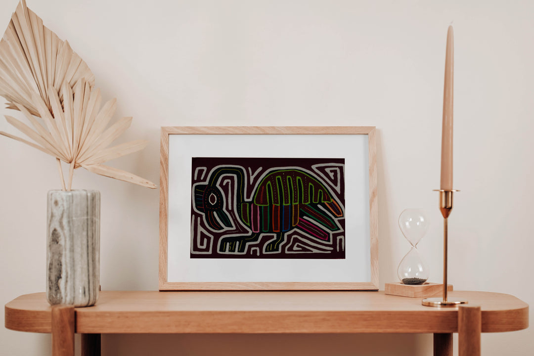 Maroon And Black Wild Jungle Turkey Bird Mola