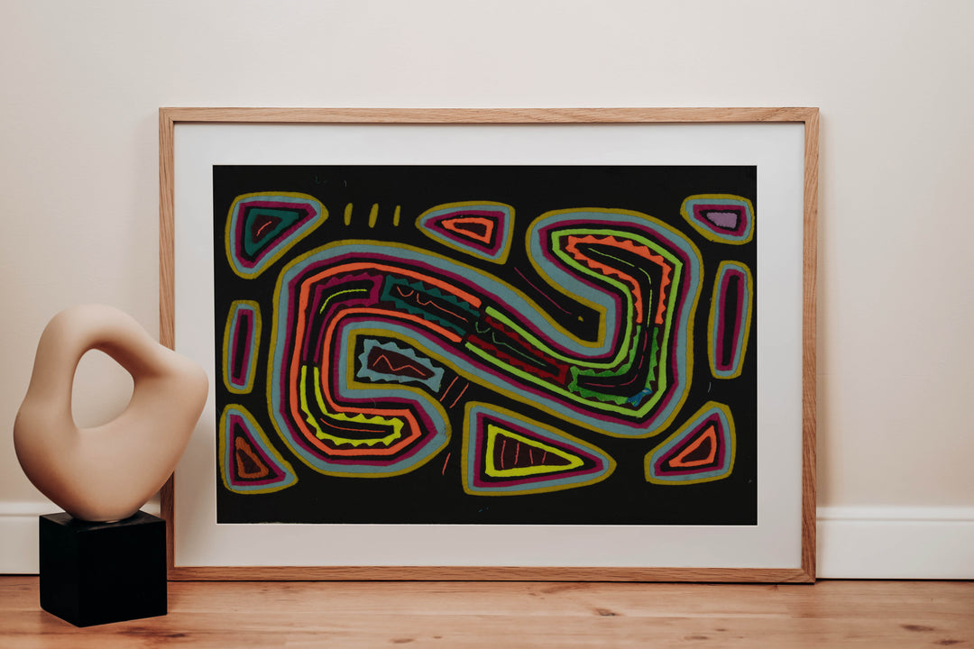 Rainbow Colors Classic Design Psychedelic Mola