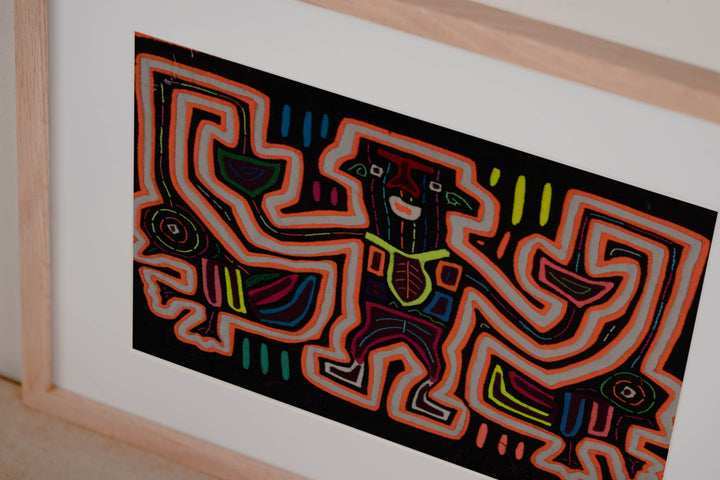 Classic Black White And Orange Chick On A String Mola