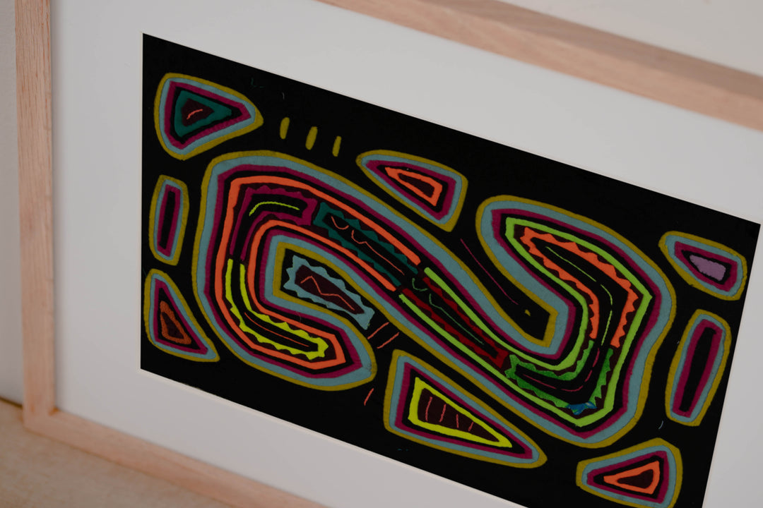 Rainbow Colors Classic Design Psychedelic Mola