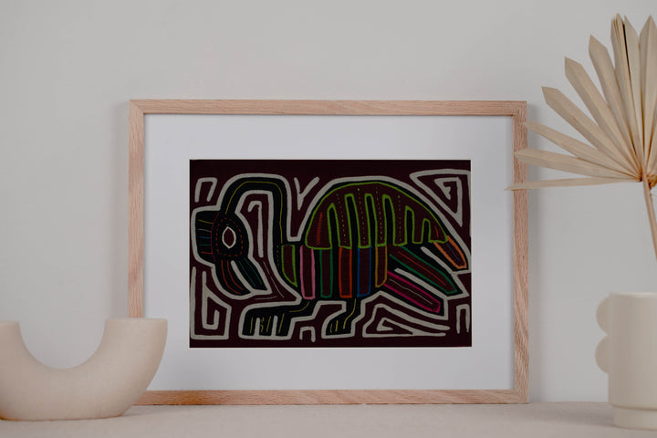 Maroon And Black Wild Jungle Turkey Bird Mola