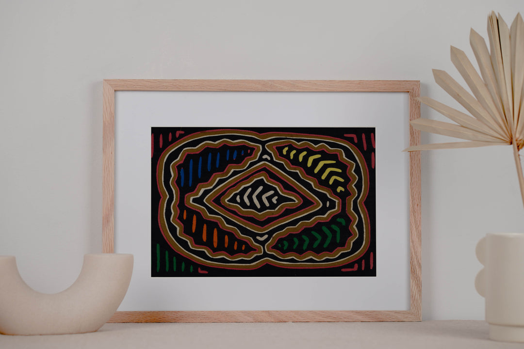 Traditional Multi-Color Classic Design Mola