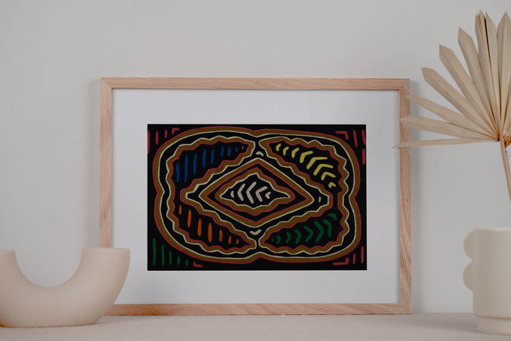 Traditional Multi-Color Classic Design Mola