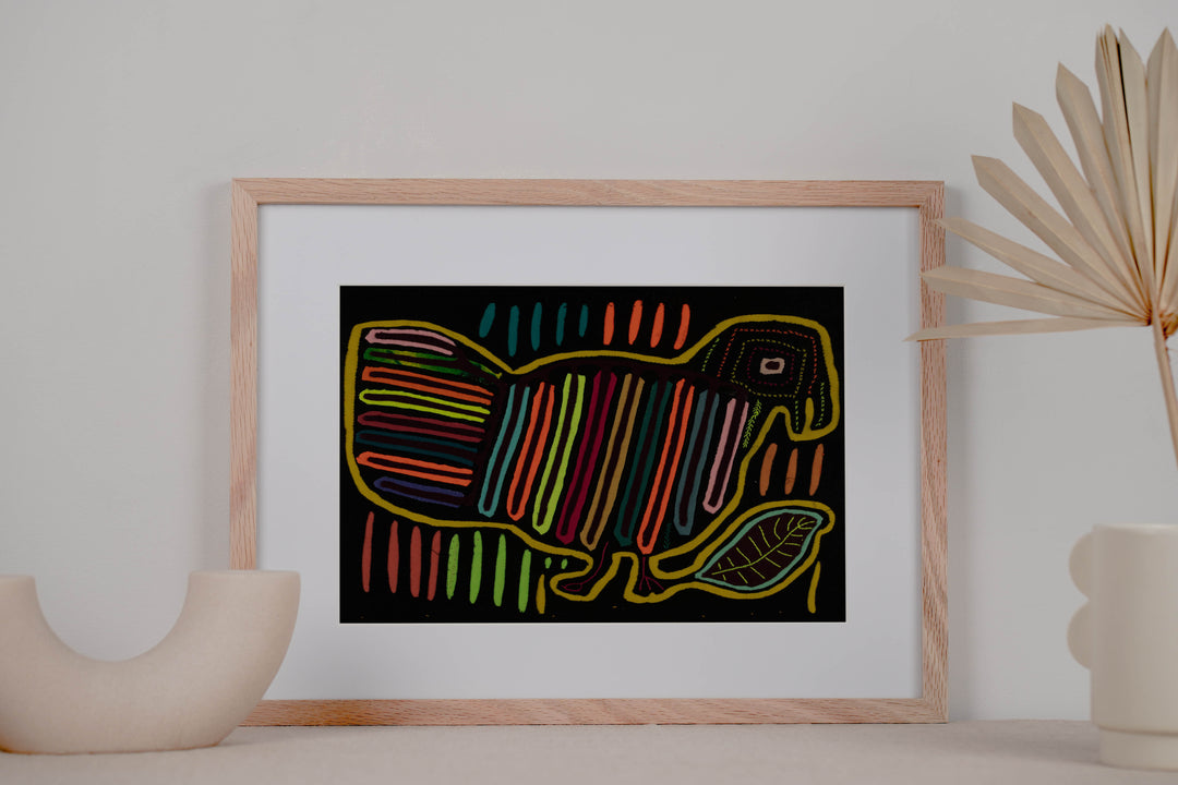 Rainbow Colors Partridge Jungle Bird Mola