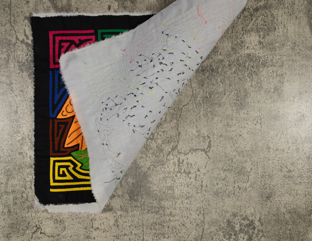 Fantasy Green And Orange Three Parrot Bird Mola