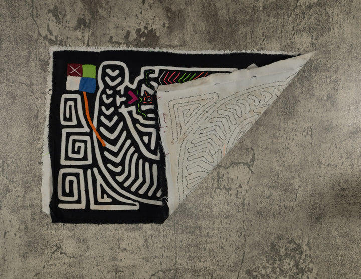 Classic Black And White Boat People Mola