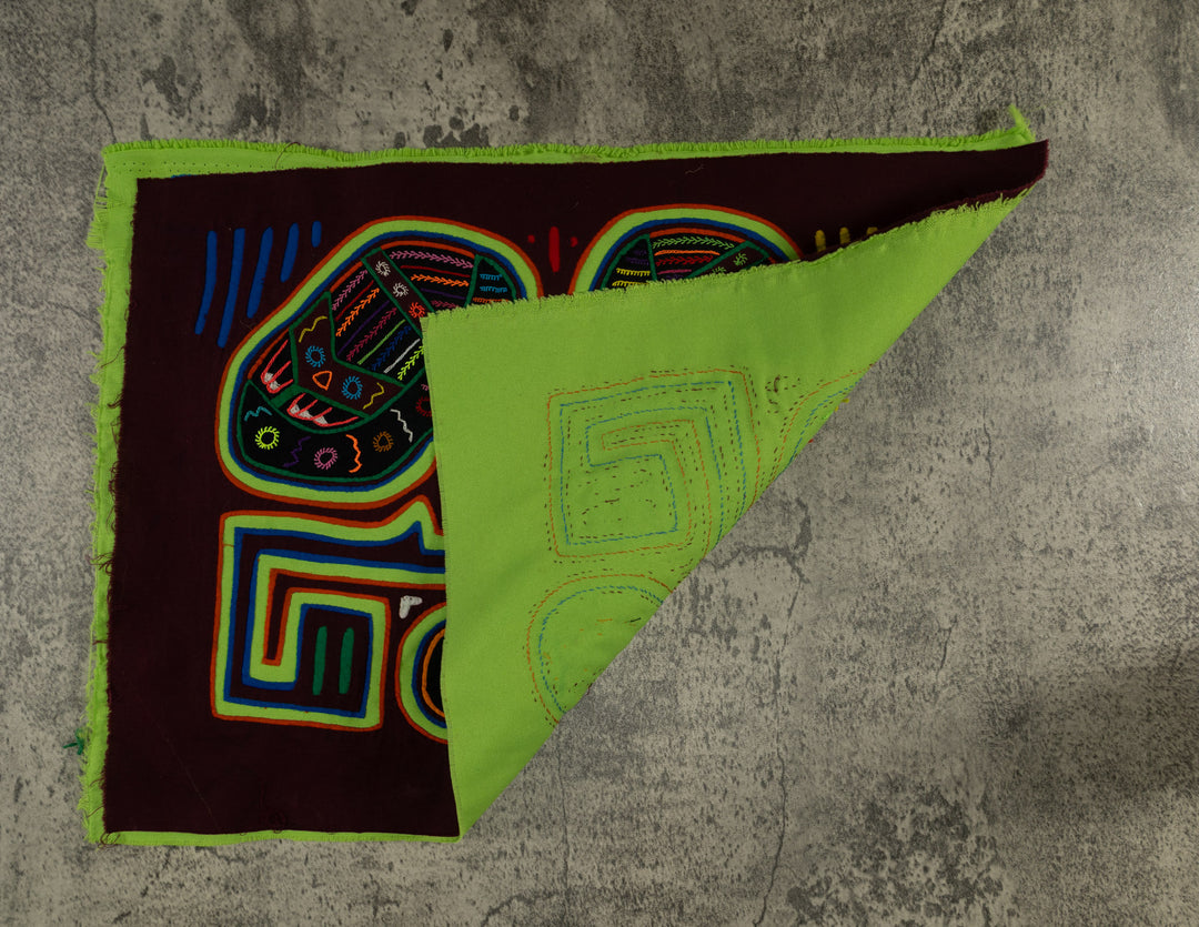 Burgundy And Green Big Foot Roadrunner Mola