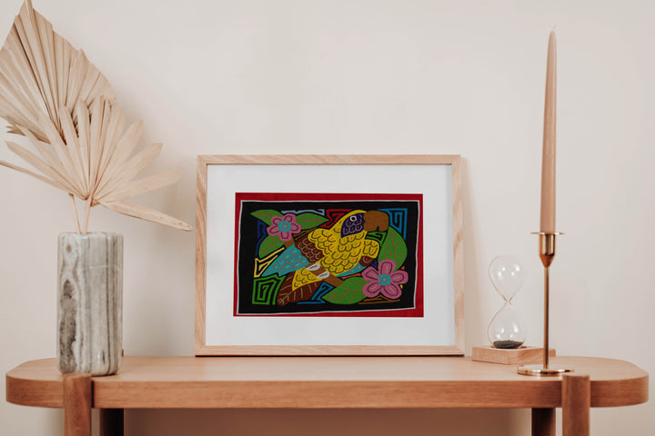 Fantasy Yellow Parrot Bird Mola