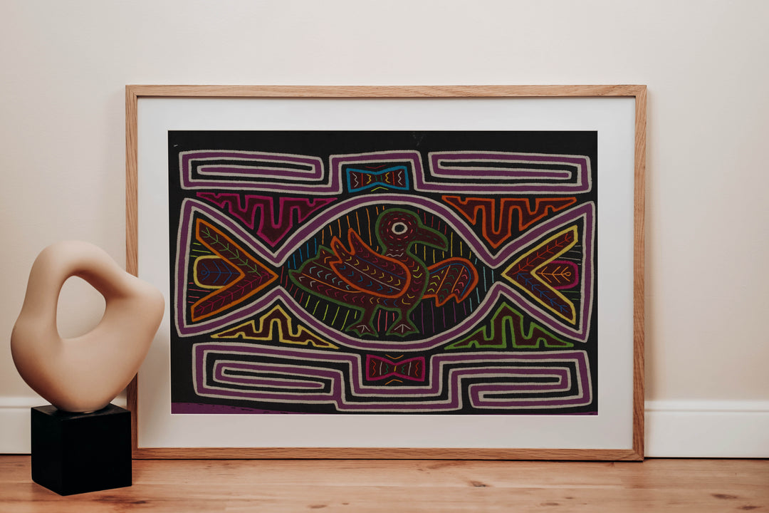 Traditional Multi-Color Fledgling Bird Mola