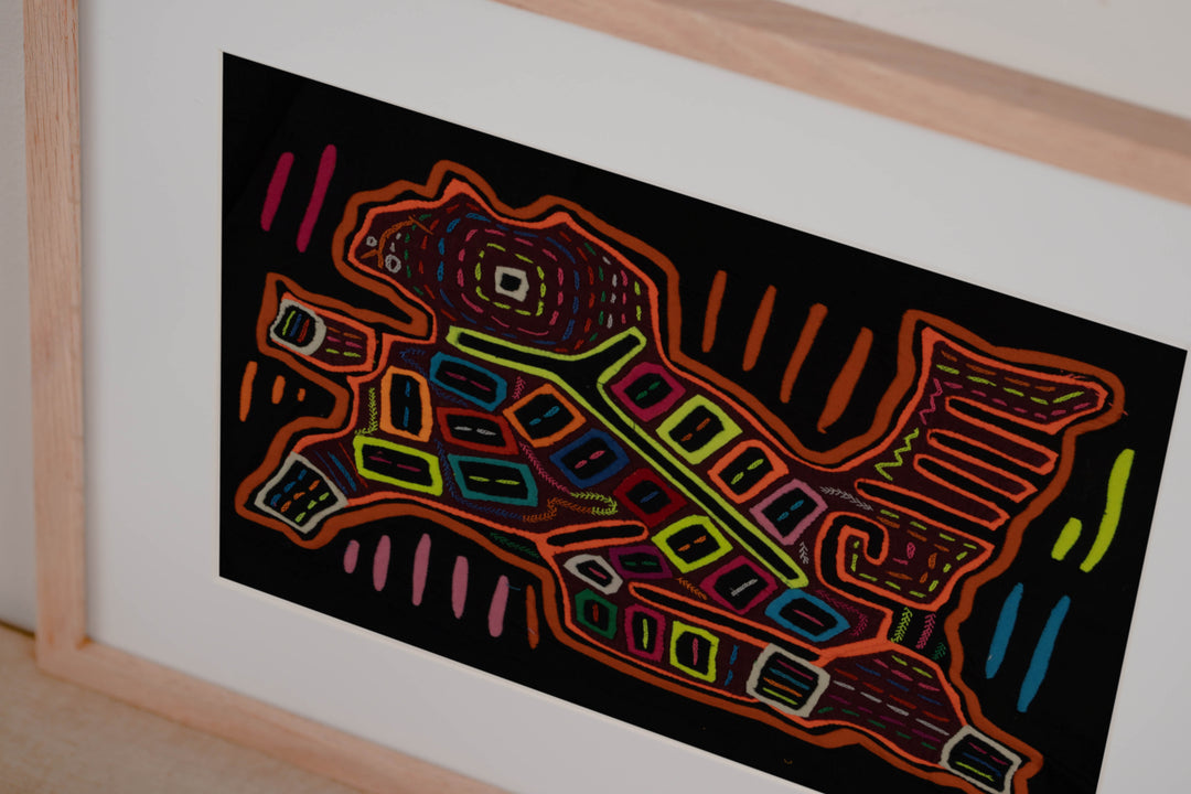 Neon Orange Psychedelic Puppy Dog Mola