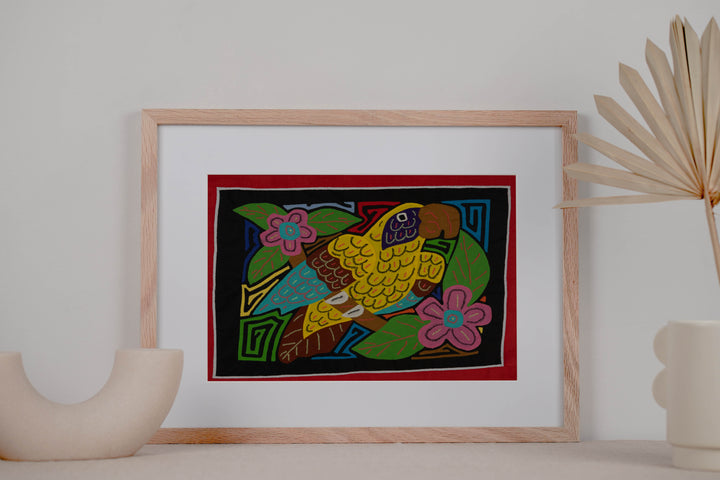 Fantasy Yellow Parrot Bird Mola