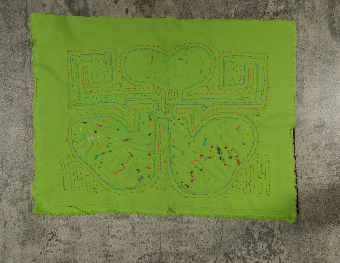 Burgundy And Green Big Foot Roadrunner Mola