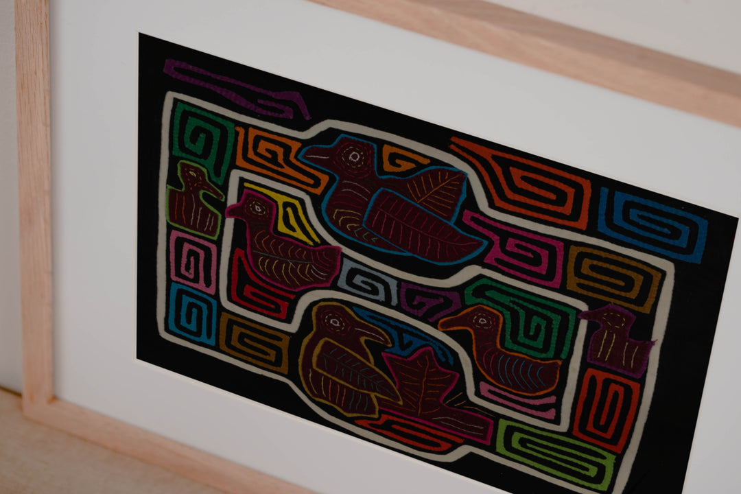 Traditional Multi-Color Ducks Galore Mola