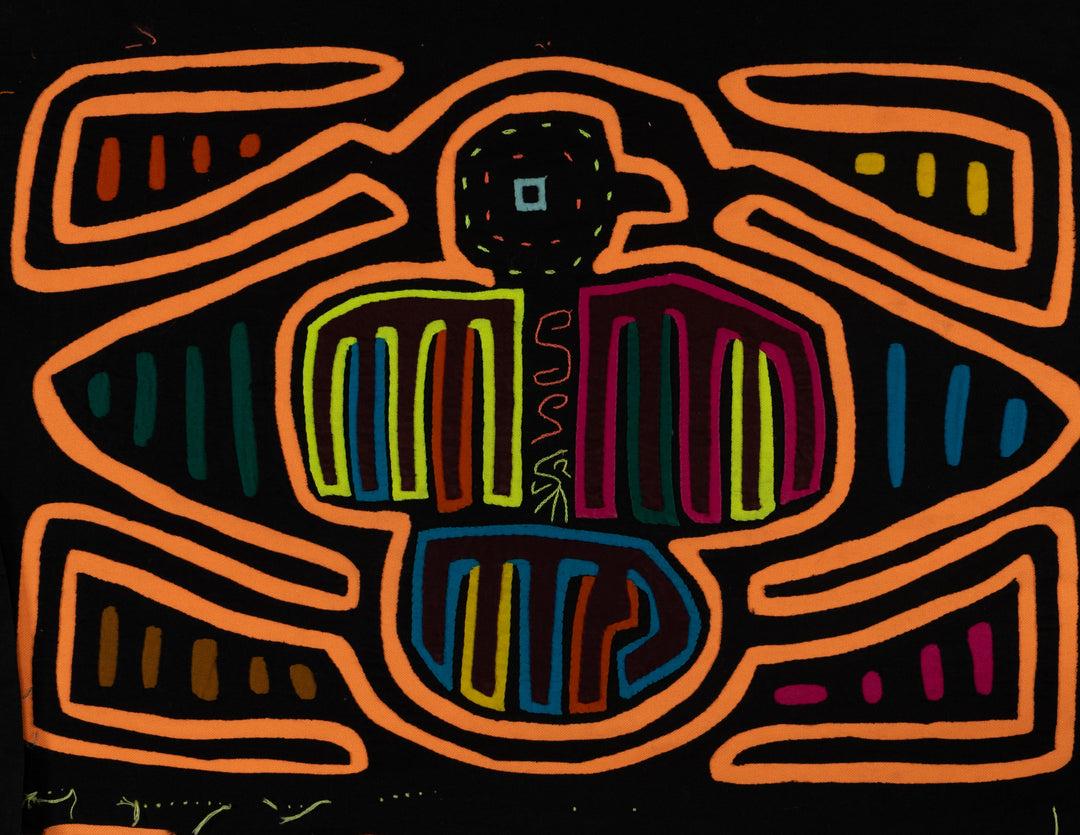 Classic Black And Orange Thunderbird Design Mola