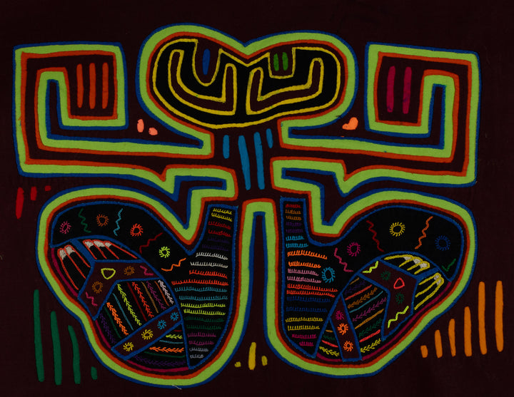 Burgundy And Green Big Foot Roadrunner Mola