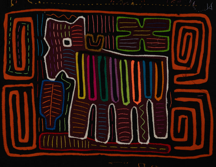 Classic Black And Orange Lonely Puppy Dog Mola