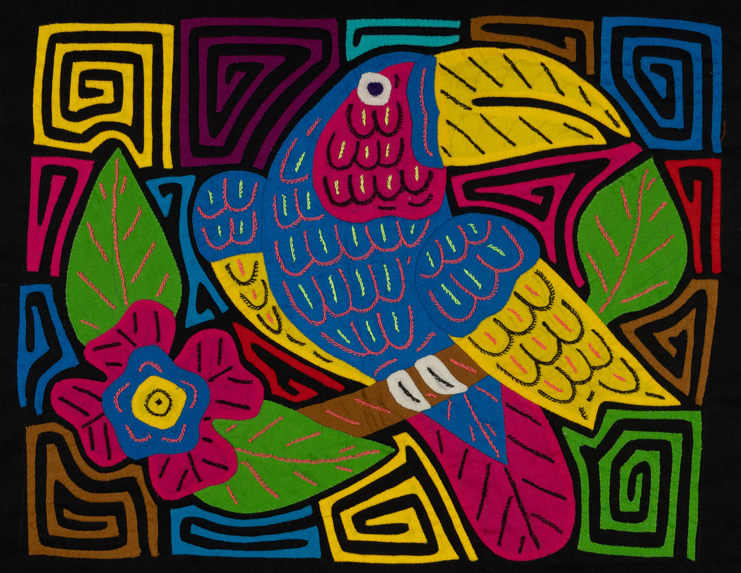Fantasy Red Blue And Yellow Toucan Bird Mola