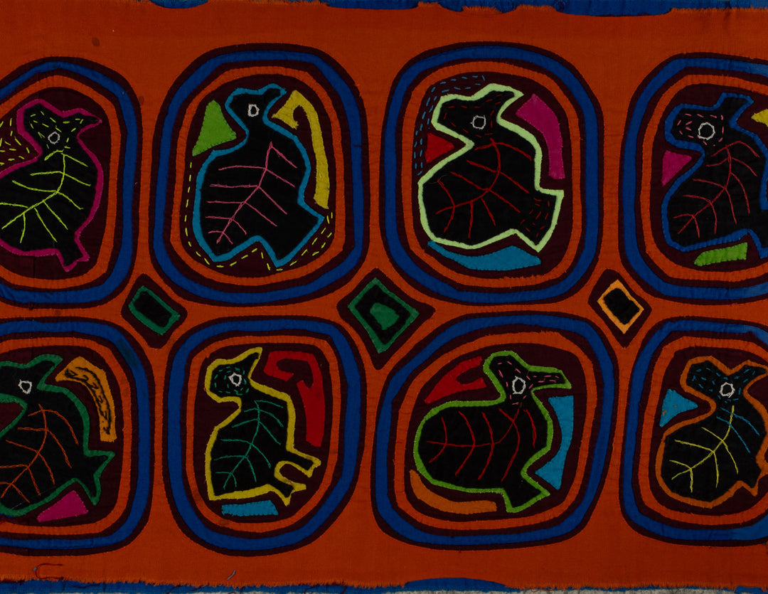 Classic Orange And Blue Chickadee Mola