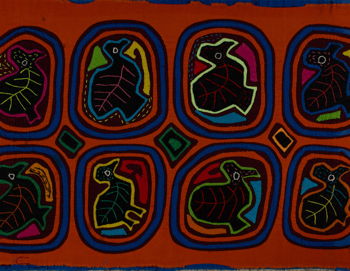 Classic Orange And Blue Chickadee Mola