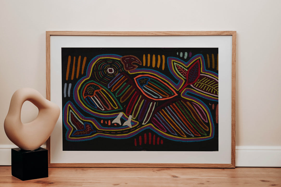 Classic Multi-Color Jungle Bird Mola