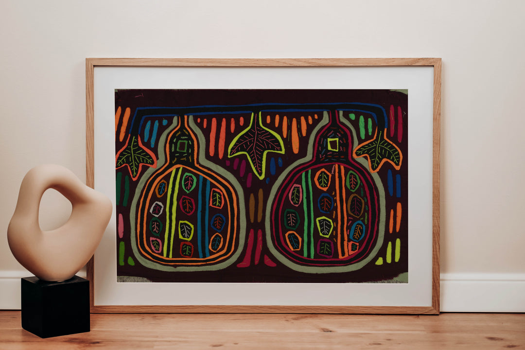 Neon Orange Christmas Tree Ornament Mola