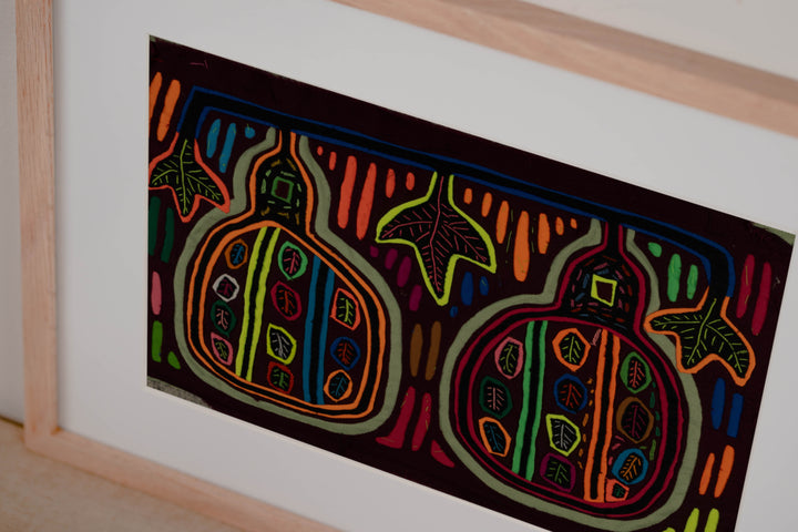 Neon Orange Christmas Tree Ornament Mola