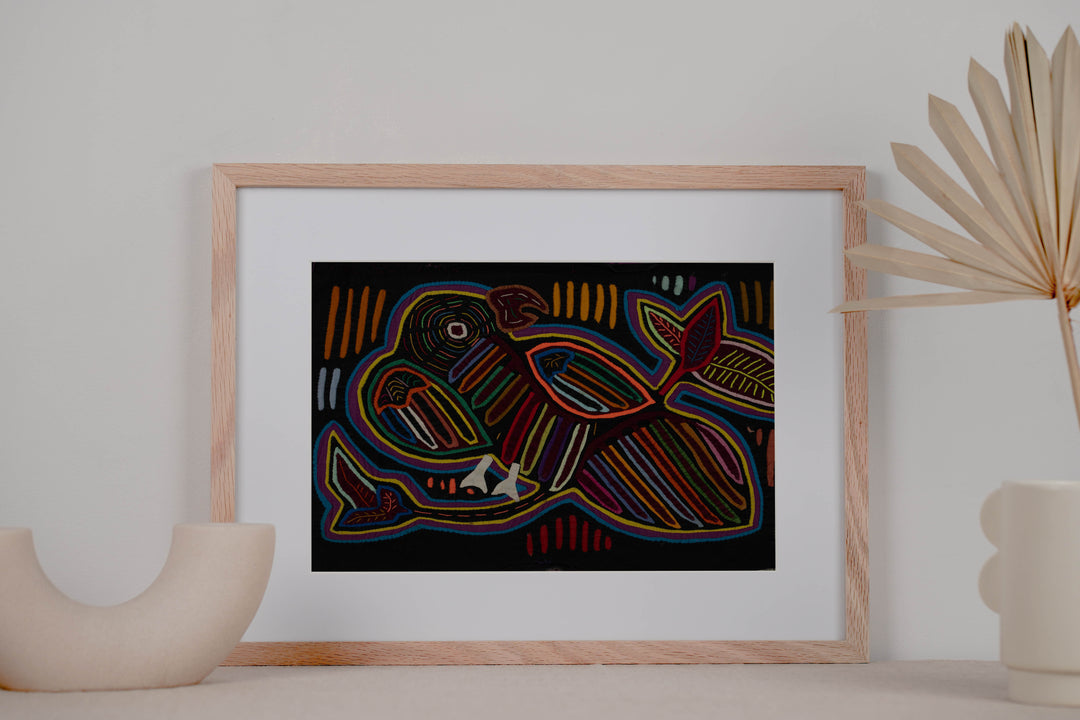 Classic Multi-Color Jungle Bird Mola