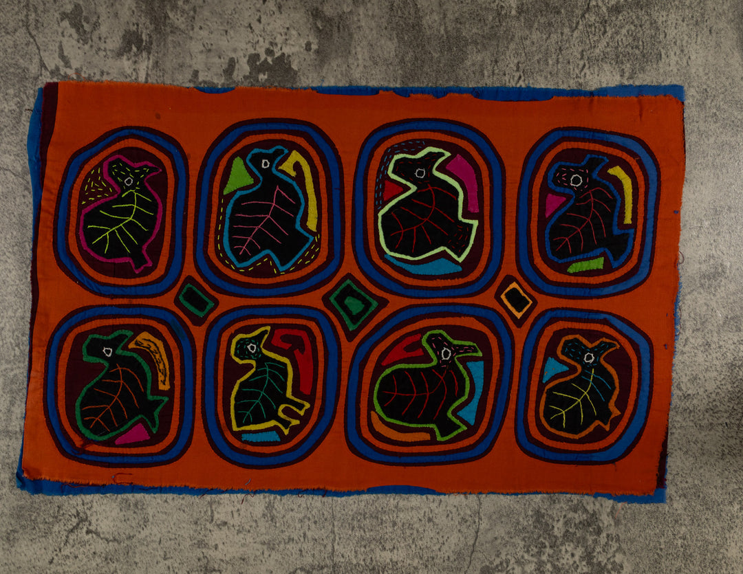 Classic Orange And Blue Chickadee Mola