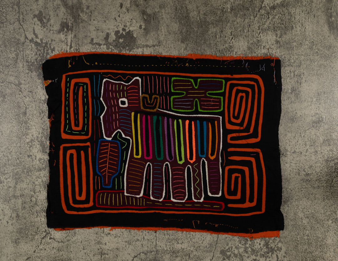 Classic Black And Orange Lonely Puppy Dog Mola