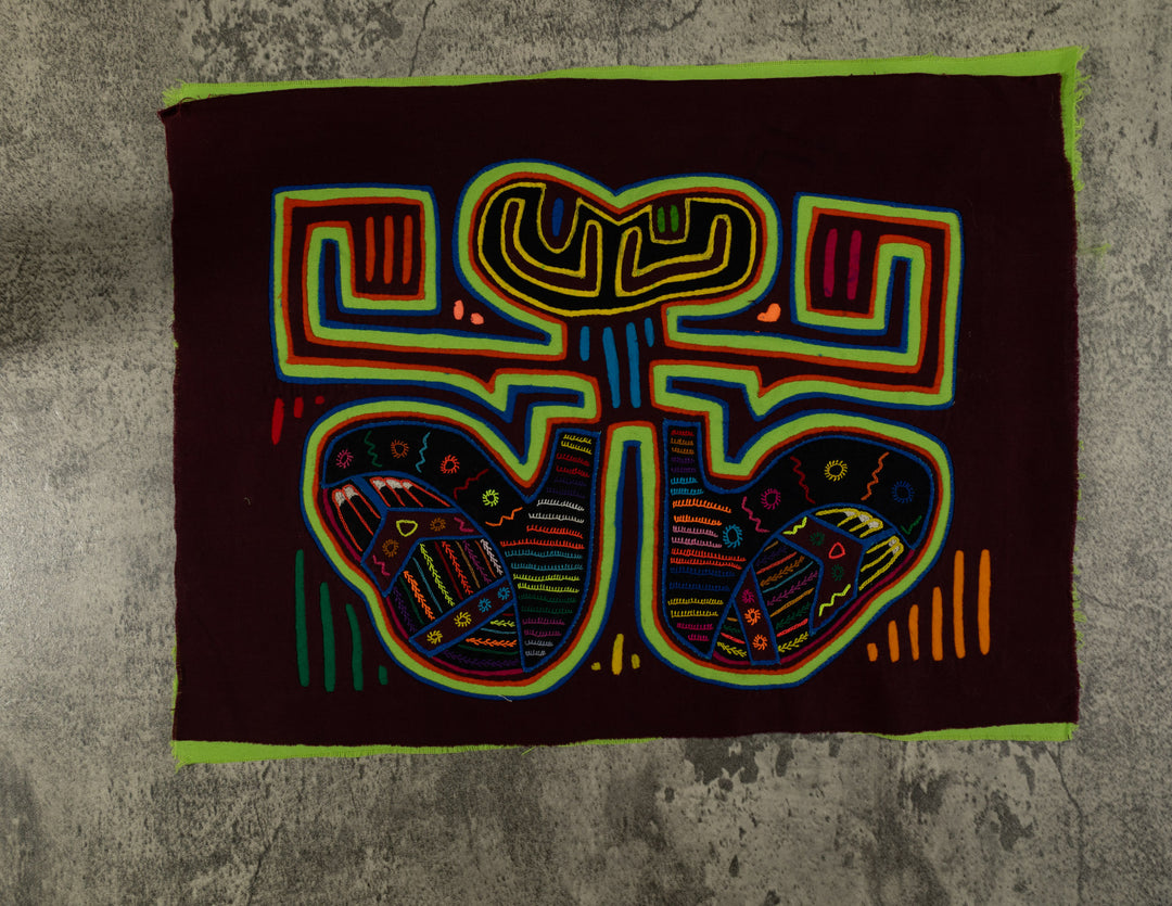 Burgundy And Green Big Foot Roadrunner Mola