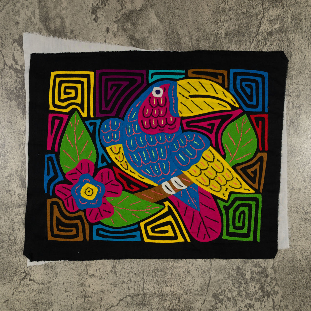 Fantasy Red Blue And Yellow Toucan Bird Mola