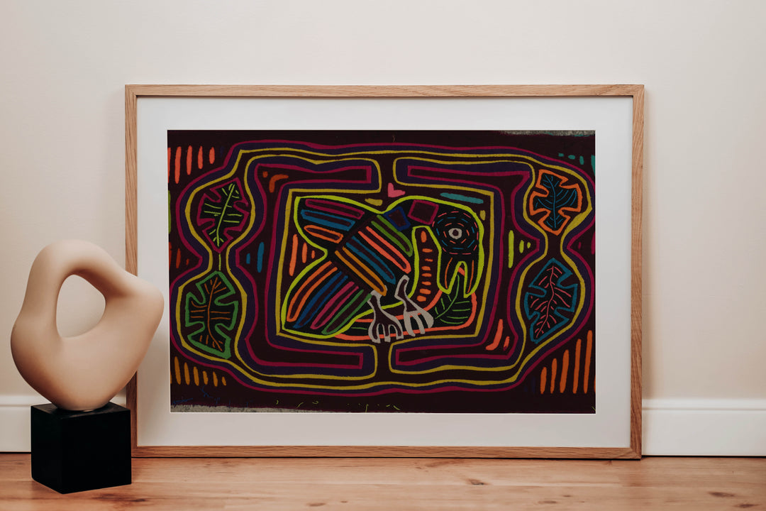 Traditional Rainbow Rainforest Bird Mola