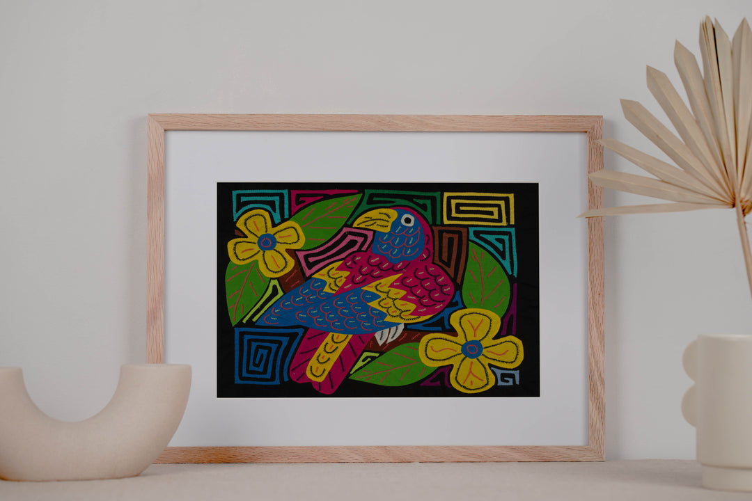 Fantasy Red Blue And Yellow Toucan Bird Mola