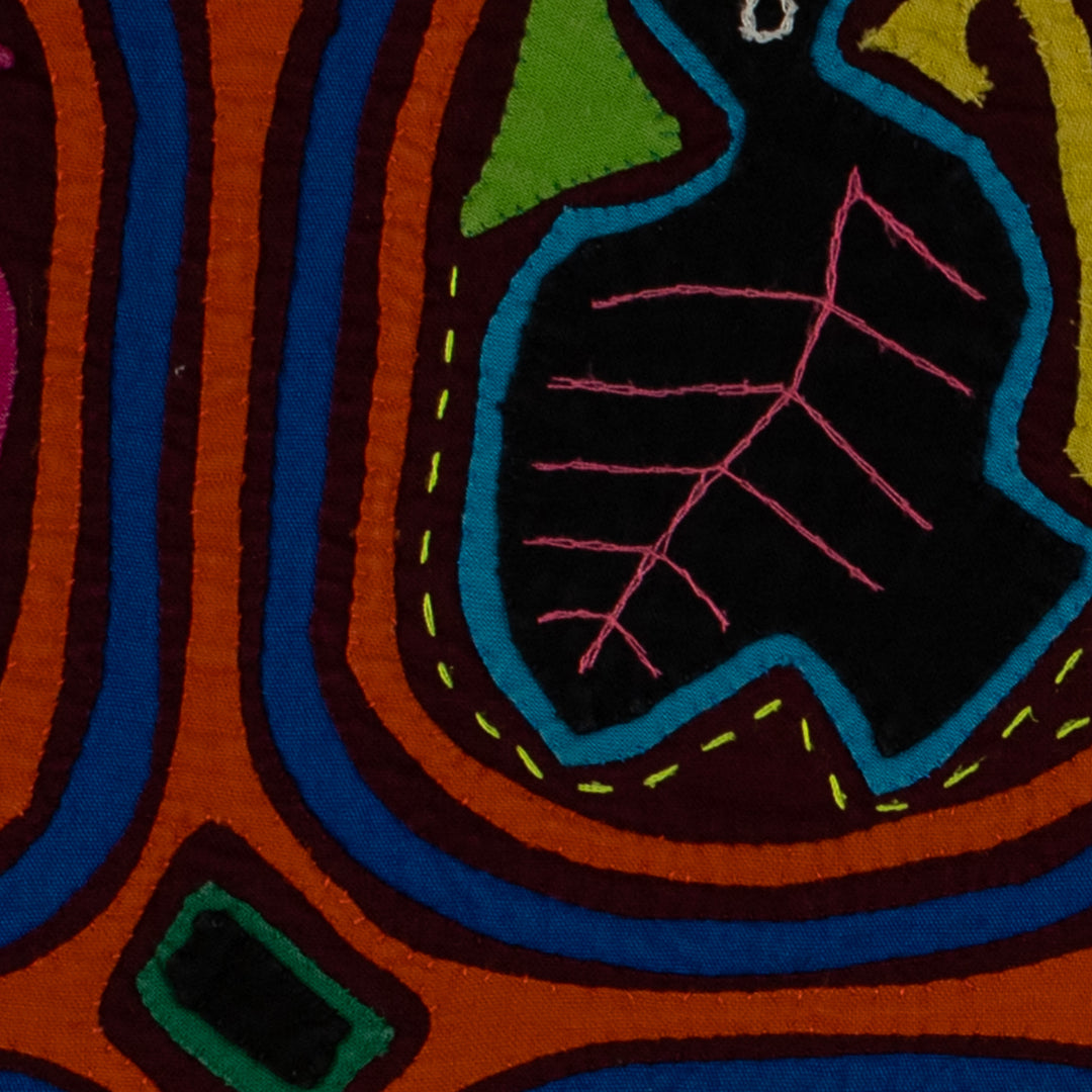 Classic Orange And Blue Chickadee Mola