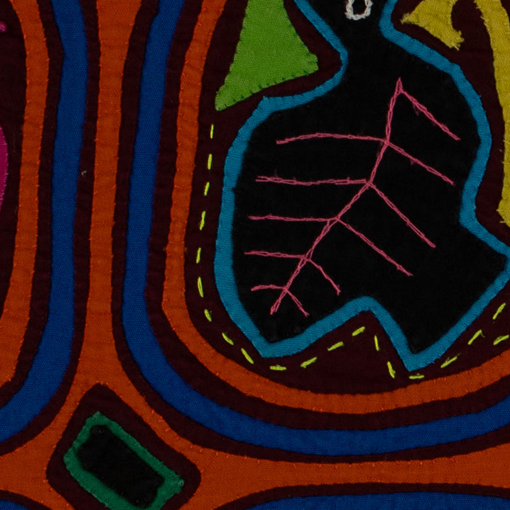 Classic Orange And Blue Chickadee Mola