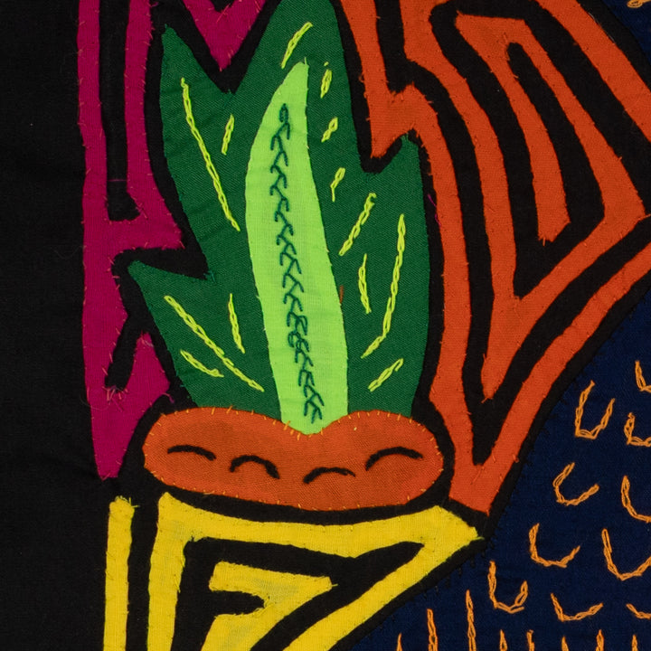 Fantasy Pink And Blue Dolphin Mola