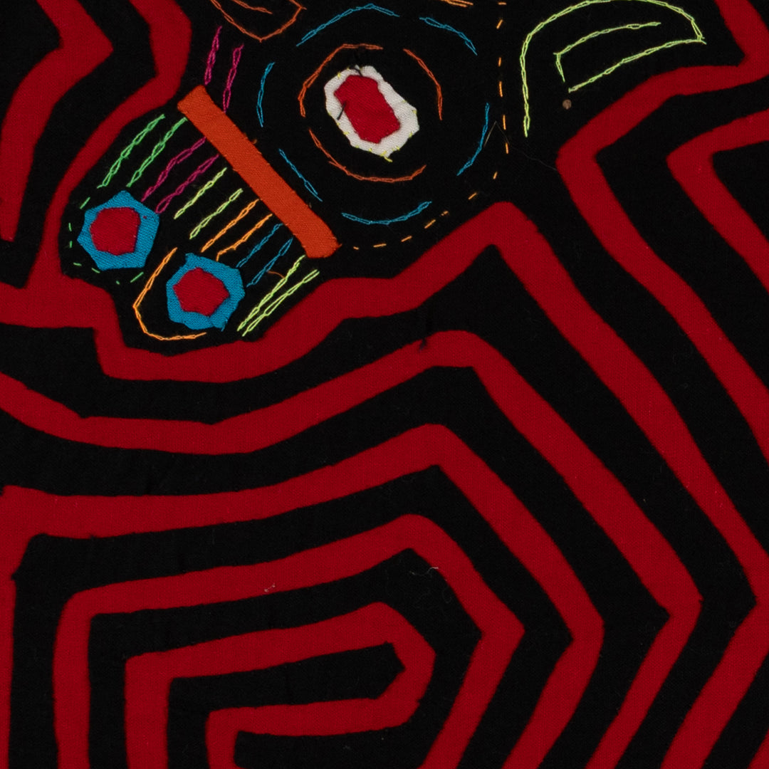 Classic Black And Red Hobby Horse Mola