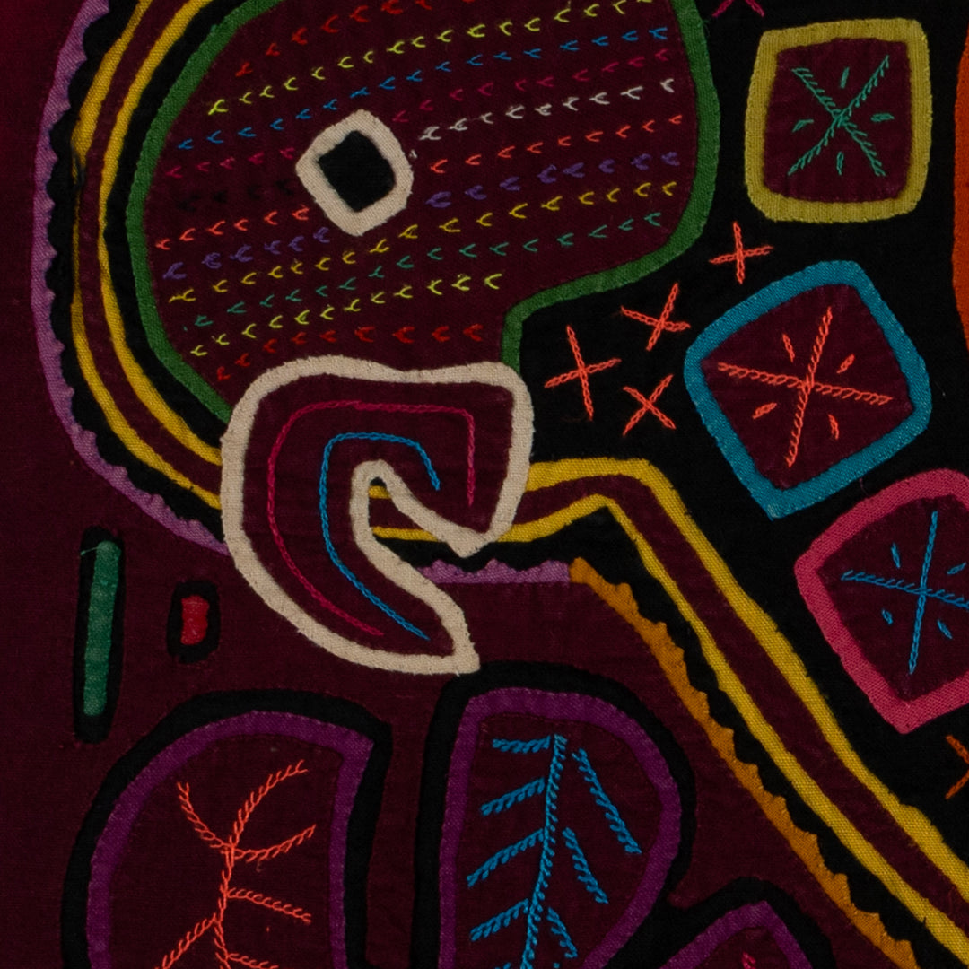 Traditional Multi-Color Parrot Bird Mola