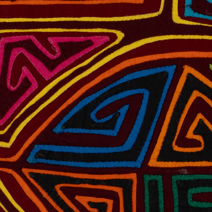 Traditional Multi-Color Deer In The Jungle Mola