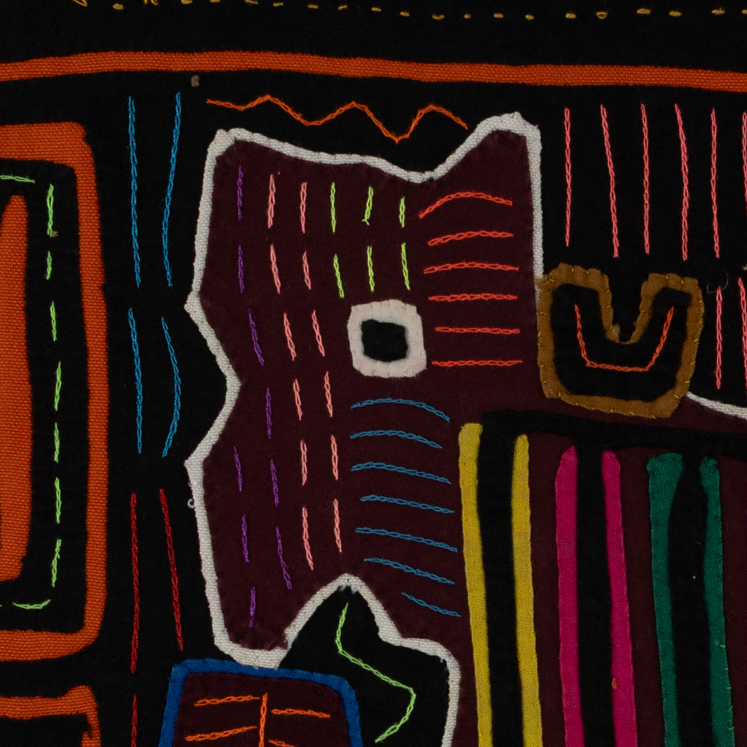 Classic Black And Orange Lonely Puppy Dog Mola